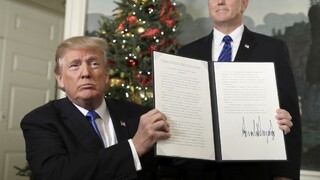 Hlavným mestom Izraela je Jeruzalem, vyhlásil prezident Trump