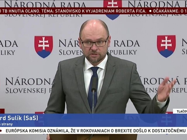TB R. Sulíka, ktorý sa reagoval na vyjadrenia R. Fica