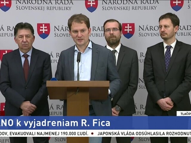 TB predstaviteľov hnutia OĽaNO, ktorí hovorili o vyjadreniach R. Fica