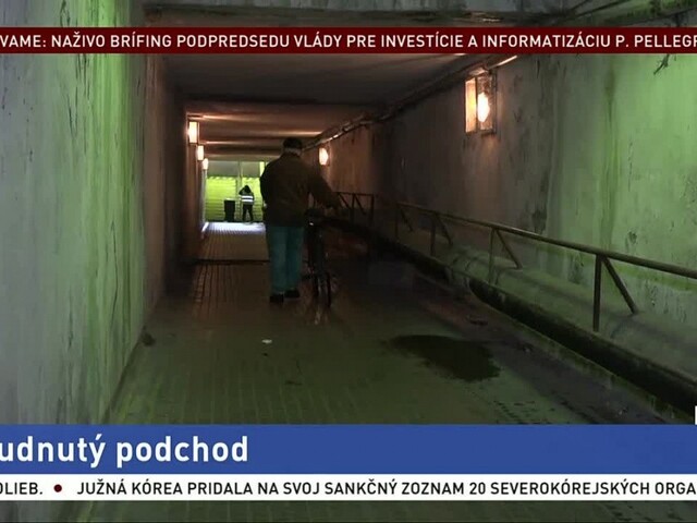 Zabudnutý podchod hrôzy naháňa obyvateľom Krompách strach