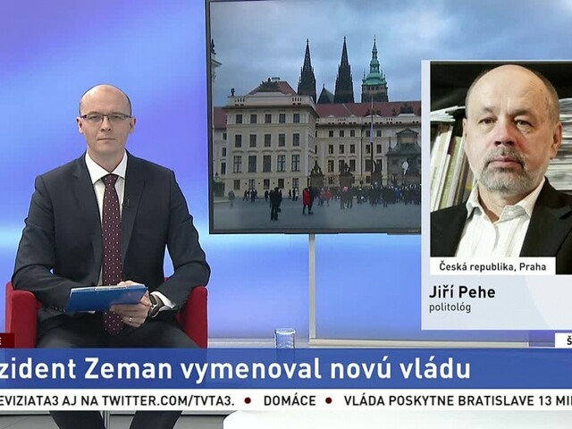 ŠTÚDIO TA3: Jiří Pehe o novej českej vláde