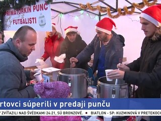Predajom vianočného punču podporili nádejné športové talenty