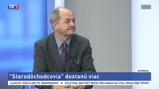 HOSŤ V ŠTÚDIU: V. Páleník o zvyšovaní dôchodkov