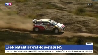 Sebastian Loeb ohlásil návrat, v tíme nahradí Breena
