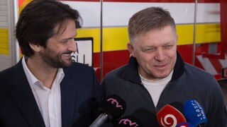 Fico s Kaliňákom navštívili hasičov, naplnili tradíciu