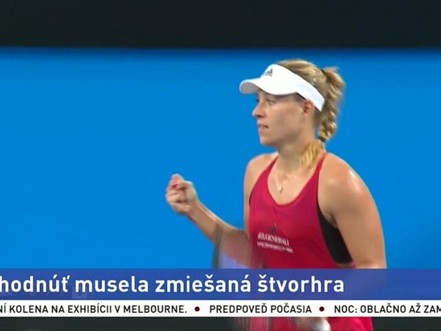 Vyrovnaný zápas Hopmanovho pohára rozhodla zmiešaná štvorhra