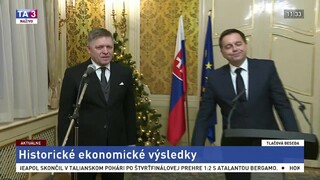 TB R. Fica a P. Kažimíra o ekonomických výsledkoch Slovenskej republiky