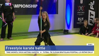 Na freestyle karate battle bojovali dievčatá, predviedli dynamické predstavenie