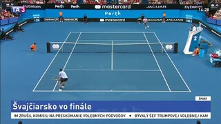 Federer a Benčičová vo finále zabojujú o Hopmanov pohár