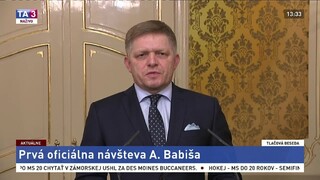 TB R. Fica a A. Babiša o vzájomných vzťahoch Slovenskej a Českej republiky