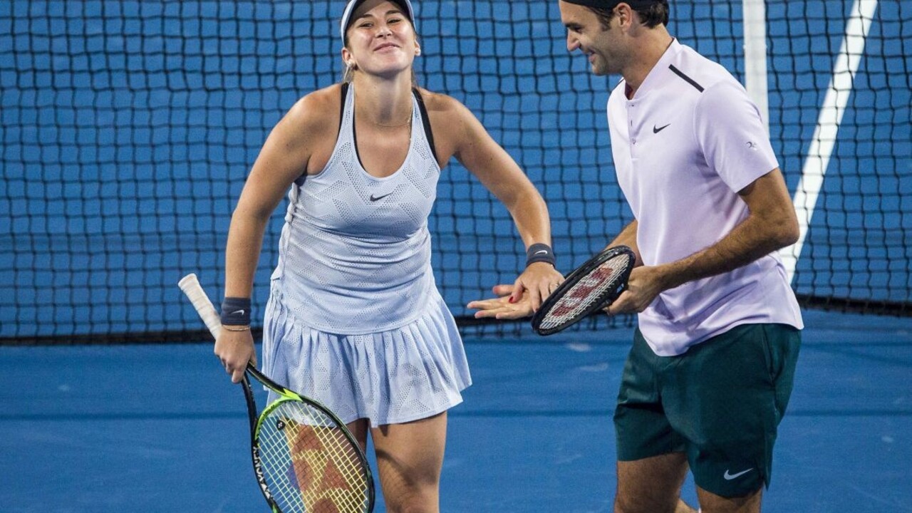 Federer Benčičová Hopmanov pohár tenis 1140px (SITA/AP)