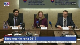 TB G. Matečnej a T. Bernaťáka, ktorí zhodnotili rok 2017 v pôdohospodárstve