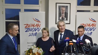 Česi rozhodnú až v druhom kole, Zeman poďakoval voličom