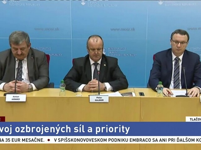 TB ministerstva obrany o modernizácii a prioritách na rok 2018
