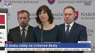 TB hnutia OĽaNO o cielenom útoku vládnej koalície na cirkevné školy