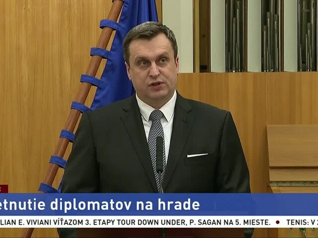 Príhovor predsedu NR SR A. Danka pri príležitosti stretnutia diplomatov na Bratislavskom hrade