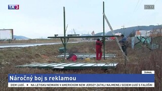 V Žiline sa odohráva protizákonný boj s reklamným smogom