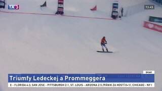 Svetový pohár snowboardstov patrí Ledeckej a Prommeggerovi