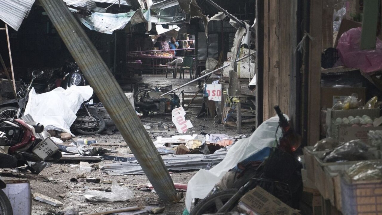 Na thajskom trhovisku vybuchla bomba, o život prišlo niekoľko ľudí