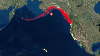 Pri Aljaške udrelo mimoriadne silné zemetrasenie, hrozilo cunami