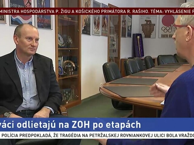 R. Buček o stave príprav slovenskej výpravy na ZOH