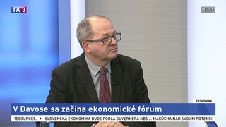 HOSŤ V ŠTÚDIU:  V. Páleník  o ekonomickom fóre v Davose