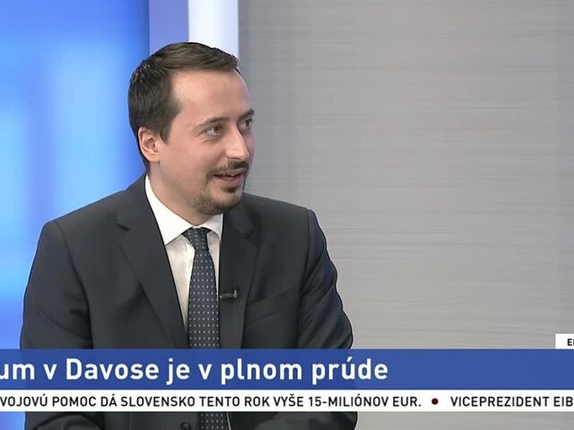 HOSŤ V ŠTÚDIU: V. Lichvár o ekonomickom fóre v Davose