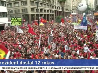 Protestujúci čakali na rozsudok o exprezidentovi, dostal 12 rokov