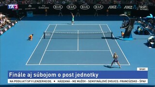 Vo finále Australian Open sa stretnú Halepová a Wozniacka