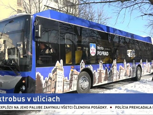Popradskú verejnú dopravu čaká obnova, nasadili prvý elektrobus