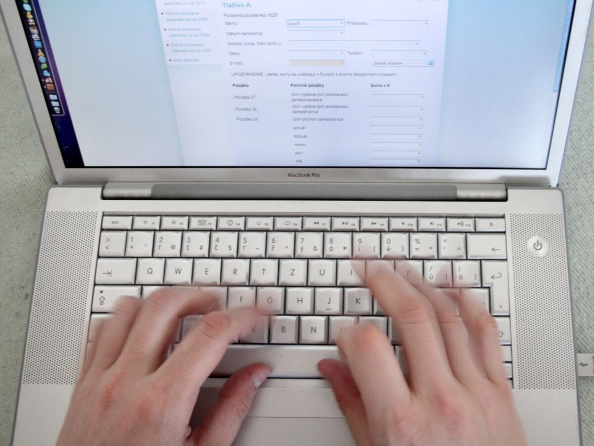 daňové priznanie daň dane formulár podnikateľ 1140px (SITA/Nina Bednáriková)
