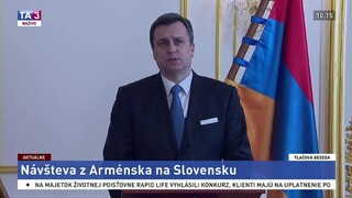 TB A. Danka s predsedom arménskeho Národného zhromaždenia