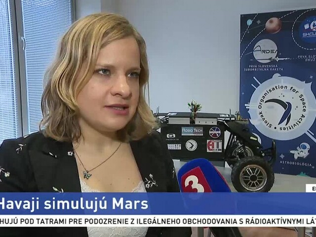M. Musilová o simulácií životných podmienok Marsu na Havaji