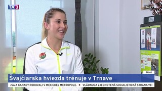 Rozhovor s tenistkou B. Benčičovou
