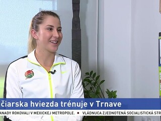 Rozhovor s tenistkou B. Benčičovou