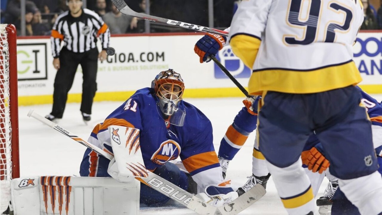 NHL: Halák odchytal celý zápas Islanders, na výhru to nestačilo