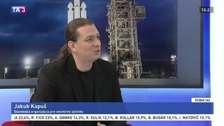 ŠTÚDIO TA3: J. Kapuš o najväčšej rakete súčasnosti Falcon Heavy