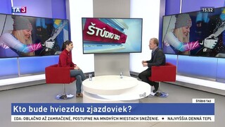 ŠTÚDIO TA3: J. Gantnerová o hviezdach olympijských zjazdoviek