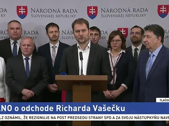 TB predstaviteľov hnutia OĽaNO o odchode R. Vašečku