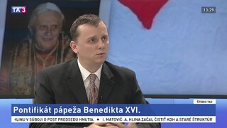 ŠTÚDIO TA3: Ľ. Malík o emeritnom pápežovi Benediktovi XVI.