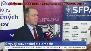 Bývalý minister P. Demeš o vývoji slovenskej diplomacie