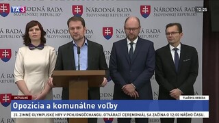 TB predstaviteľov strán SaS a OĽaNO o spoločnom postupe v komunálnych voľbách