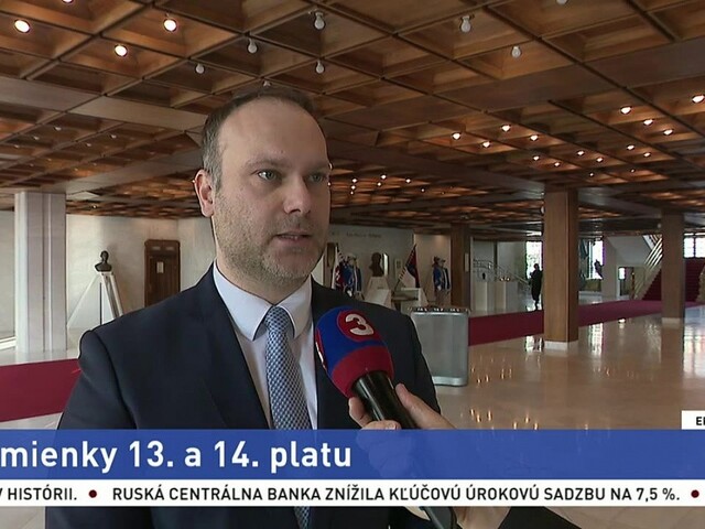 Poslanec R. Baláž o návrhu zákona a podmienkach vyplácania 13. a 14. platu
