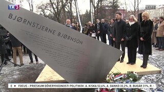 V Košiciach odhalili pamätník venovaný nositeľovi Nobelovej ceny