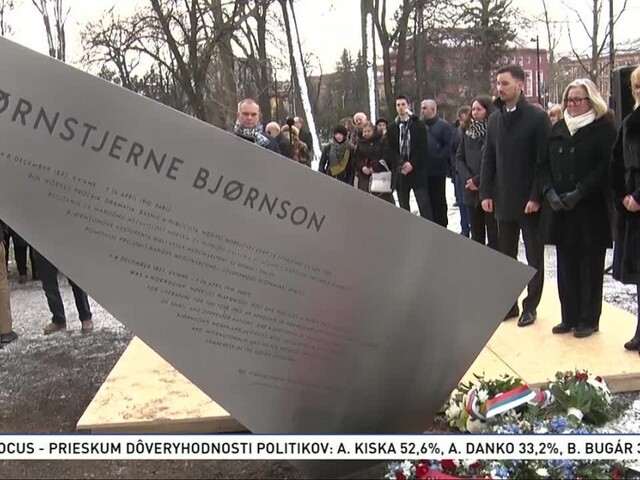 V Košiciach odhalili pamätník venovaný nositeľovi Nobelovej ceny