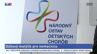 Dúhový motýlik dáva pacientom nádej v boji proti zákerným chorobám