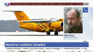 Odborník na letectvo P. Švec o havárii ruského lietadla