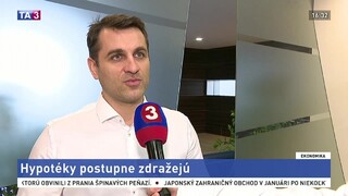 Pavel Škriniar o postupnom zdražovaní hypoték