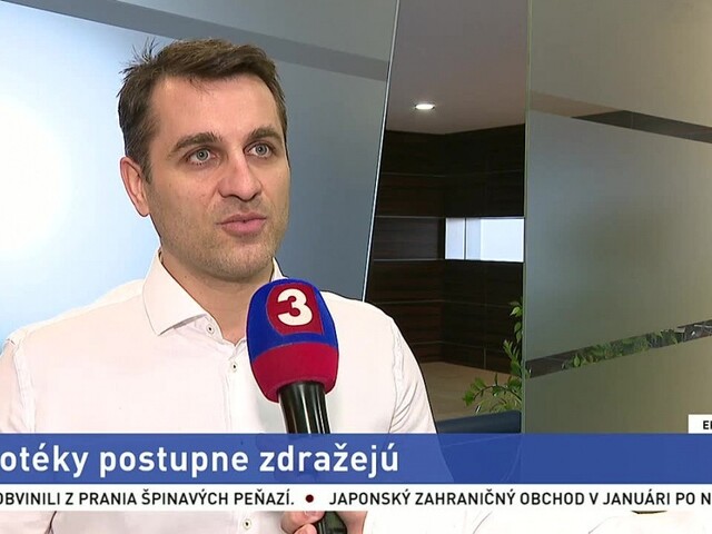 Pavel Škriniar o postupnom zdražovaní hypoték