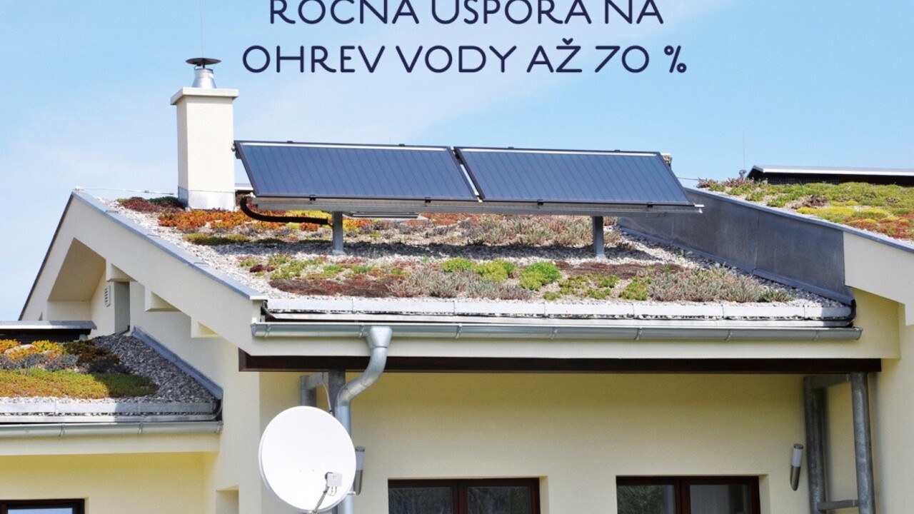 Uvažujete nad solárnymi kolektormi? Získajte príspevok až 1750 €